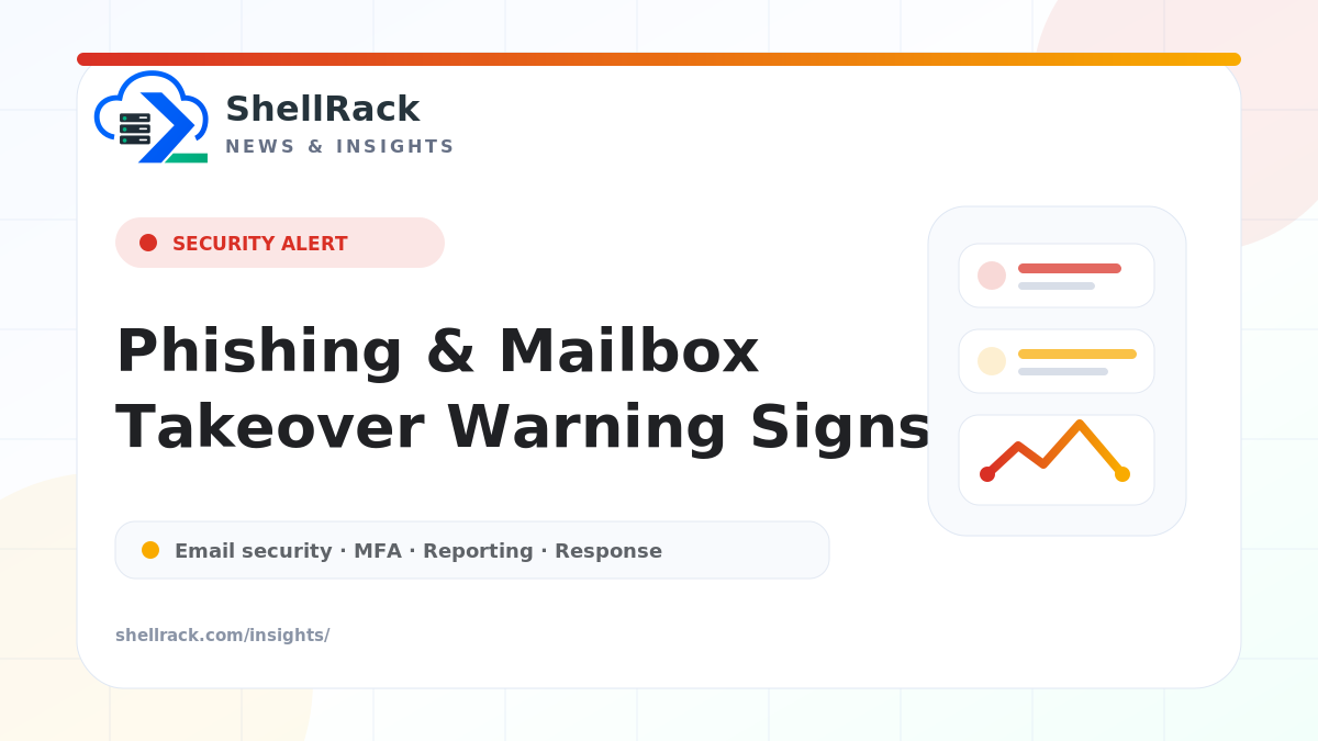 Phishing and Mailbox Takeover: Early Warning Signs Every Team Should Know